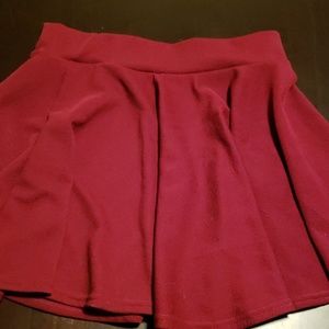 Womens skirt. Maroon color